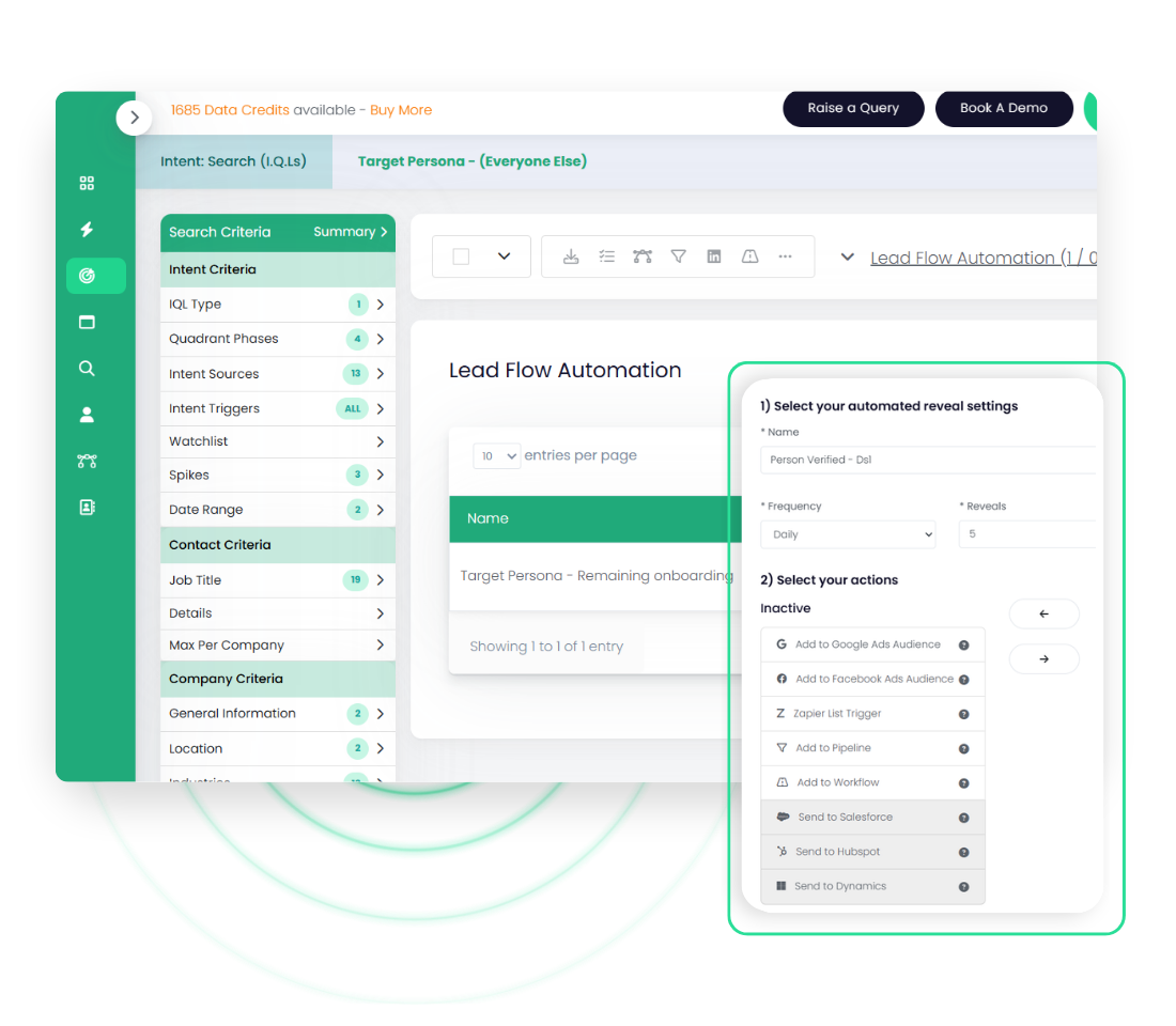 Automate how new buyers are found and delivered to you with Account Intelligence